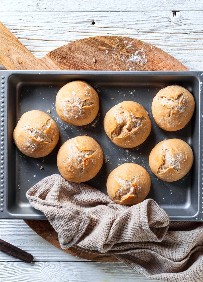 Dinkelbrötchen über Nacht