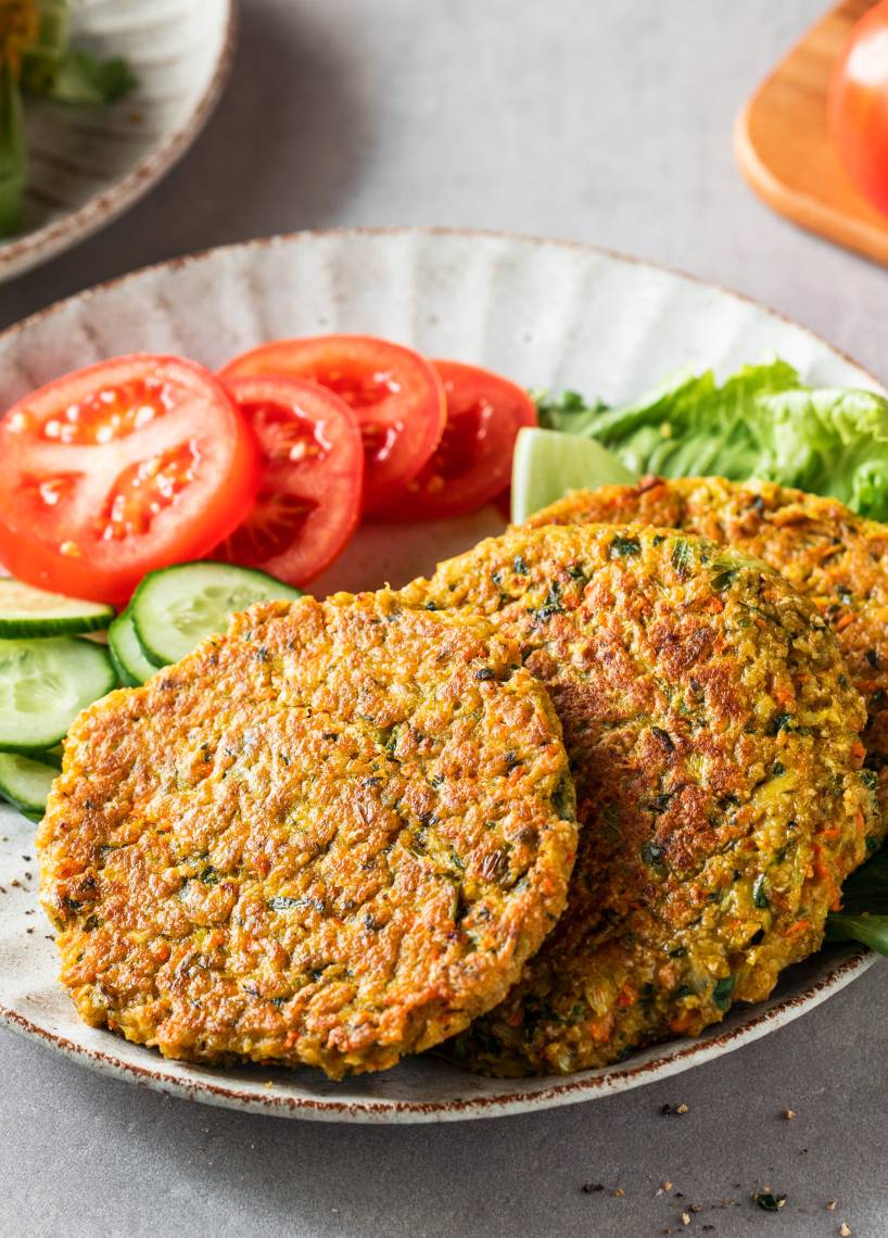 Gemüse-Burger-Pattys