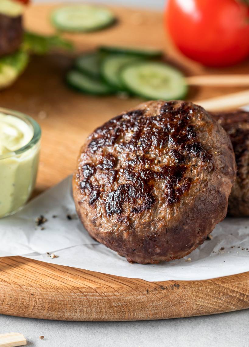 Klassische Burger-Pattys