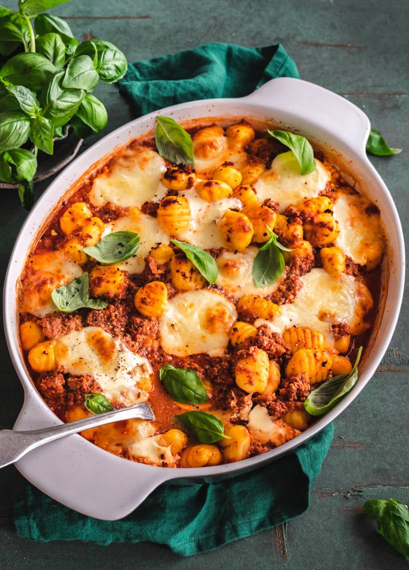 Schnelle Gnocchi mit Bolognese