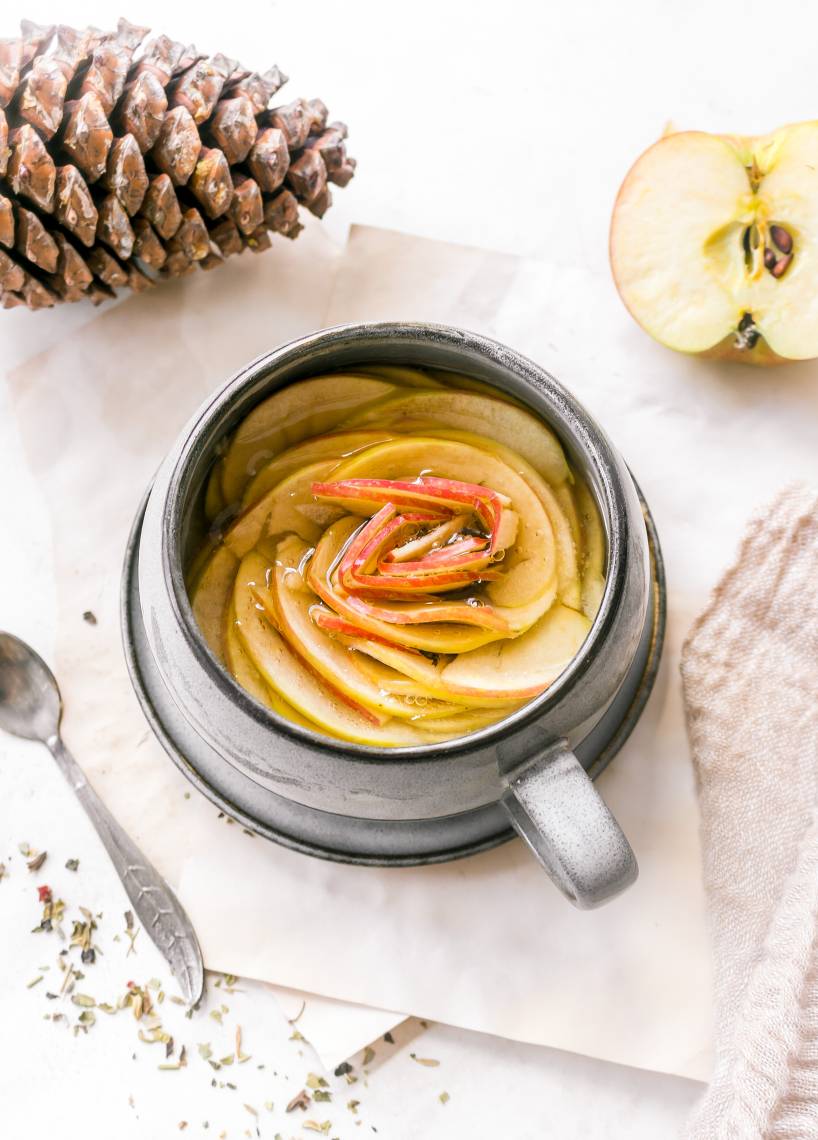 Apfelrose-Kräutertee