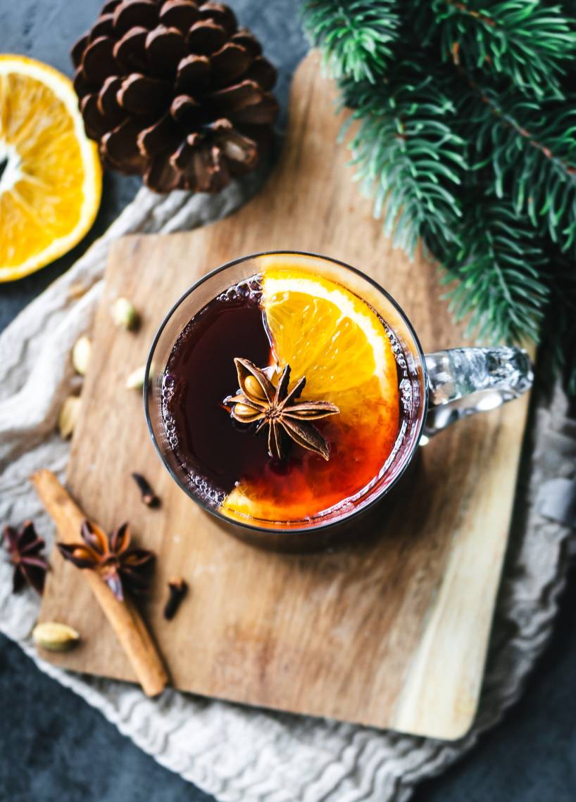 Glühwein mit Amaretto