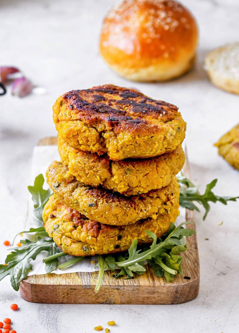 Linsen-Patties