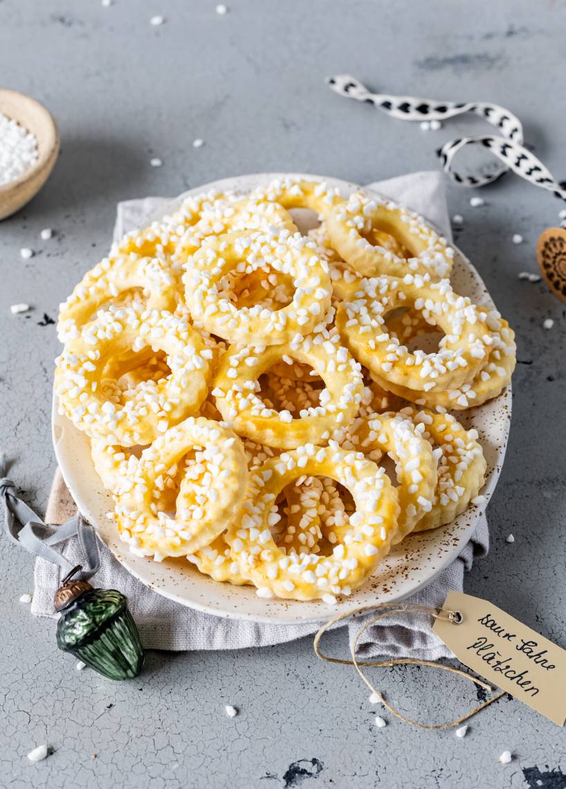 Saure-Sahne-Plätzchen