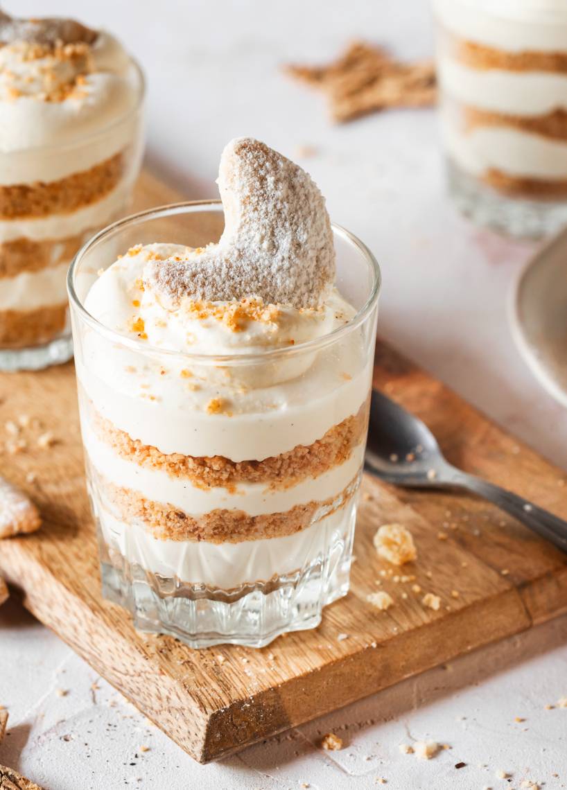 Vanillekipferl-Dessert