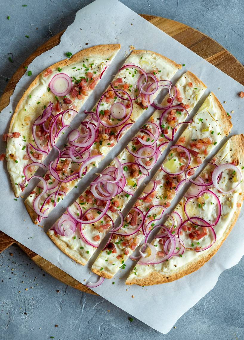 Wrap-Flammkuchen