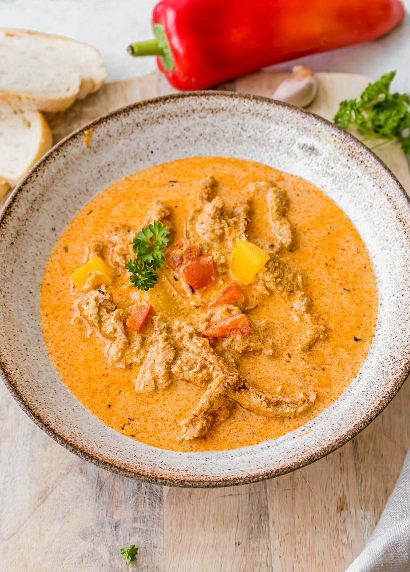 Würzige Gyrossuppe