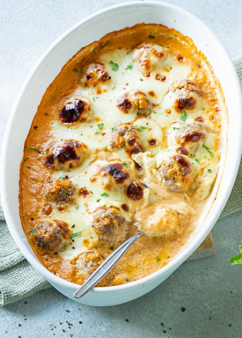 Hackbällchen mit Toskana-Frischkäse