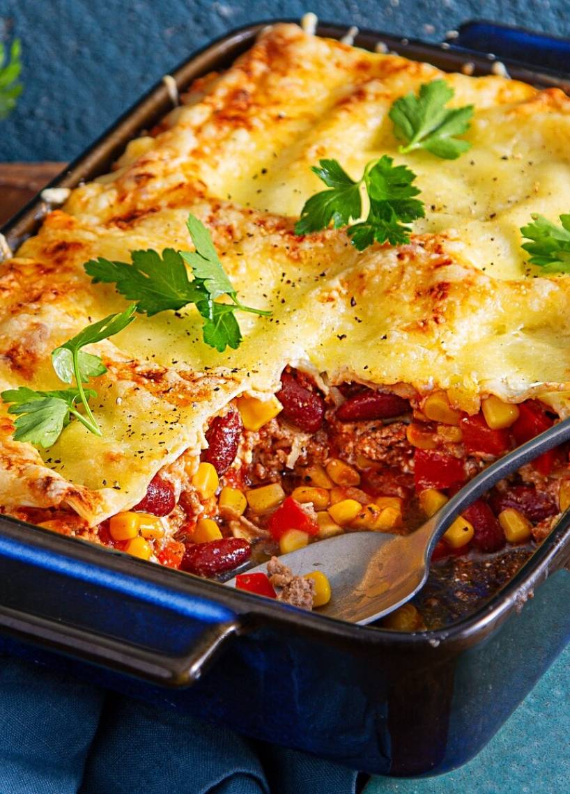 Chili-Lasagne