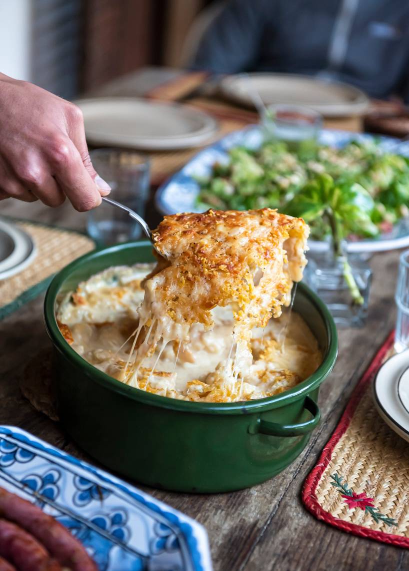 Cremiges Blumenkohl-Käse-Gratin