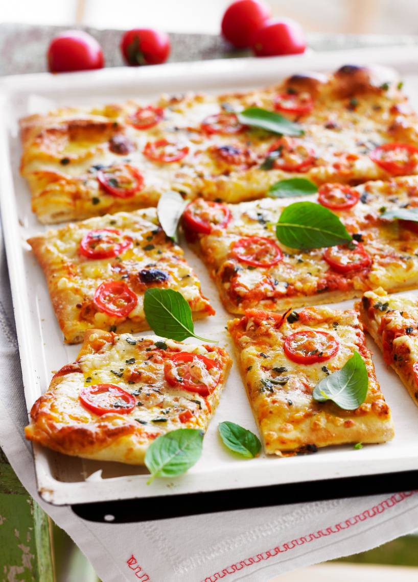 Familienpizza vom Blech