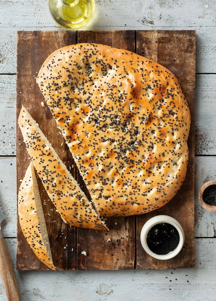 Fladenbrot ohne Hefe