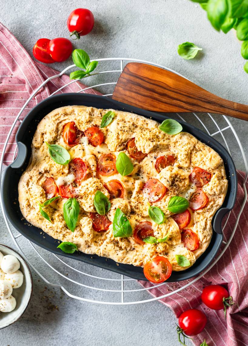 Omelett Tomate-Mozzarella