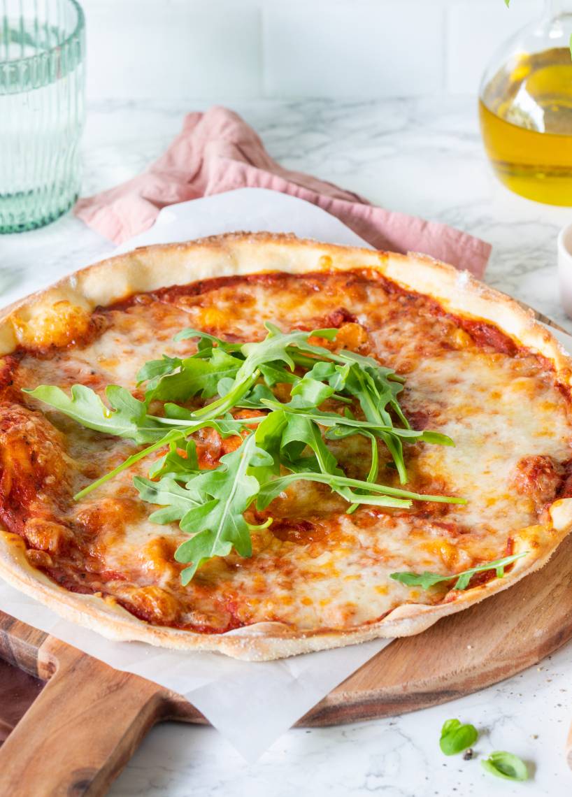 Skyr-Pizza Tomate-Mozzarella