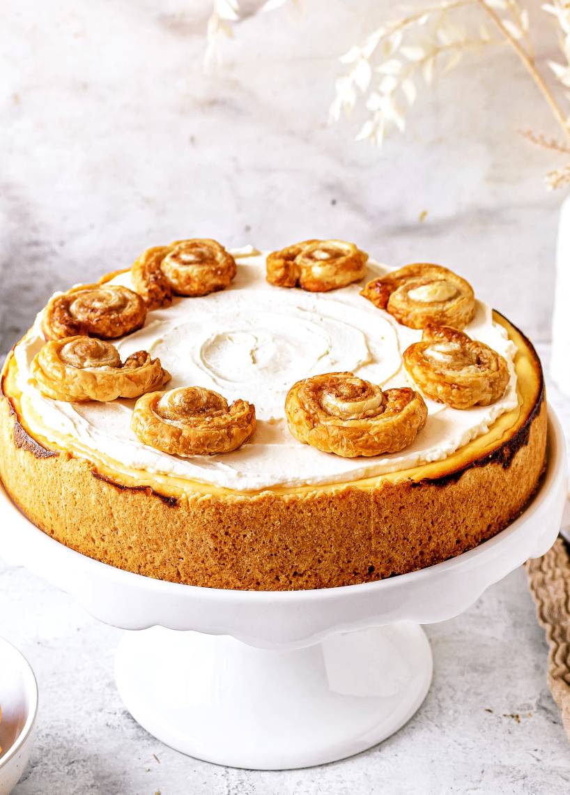 Zimtschnecken-Käsekuchen
