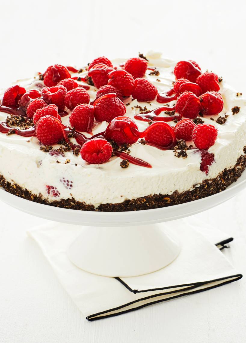 Himbeer-Frischkäse-Kuchen