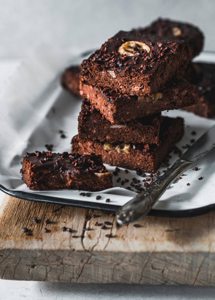 Bananenbrot-Brownies