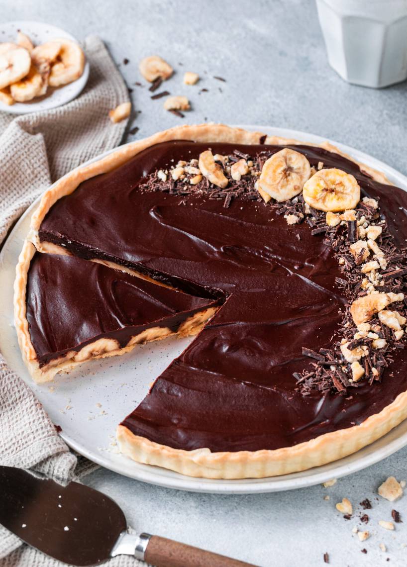 Schoko-Bananen-Tarte