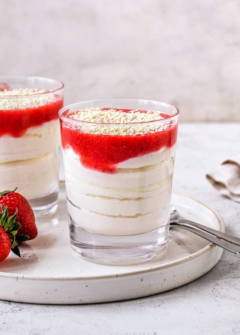 Spaghetti-Eis Dessert