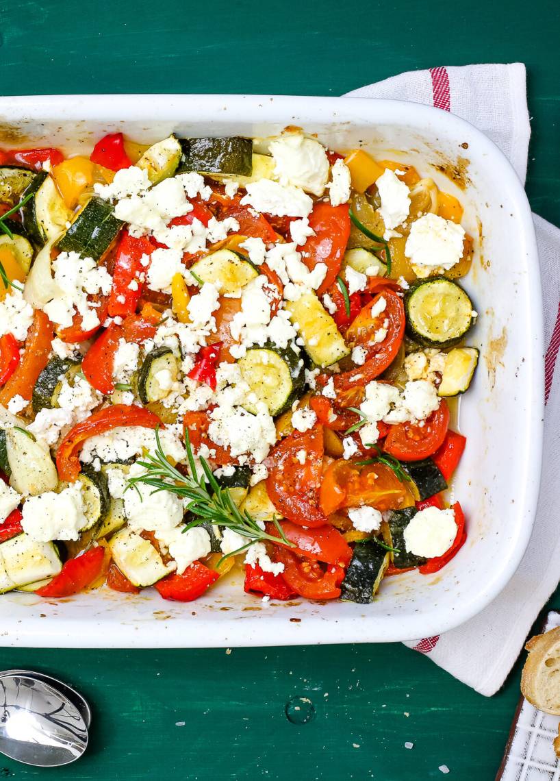 Ofengemüse mit Feta