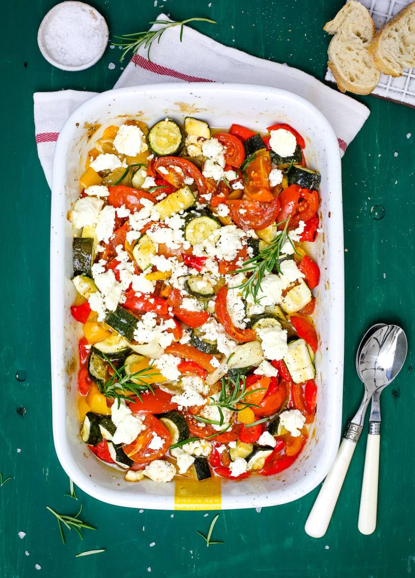 Ofengemüse mit Feta