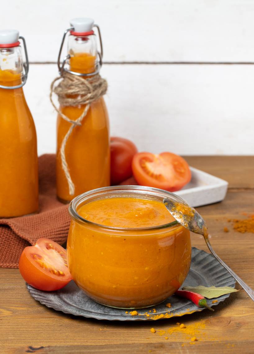 Würziger Curryketchup