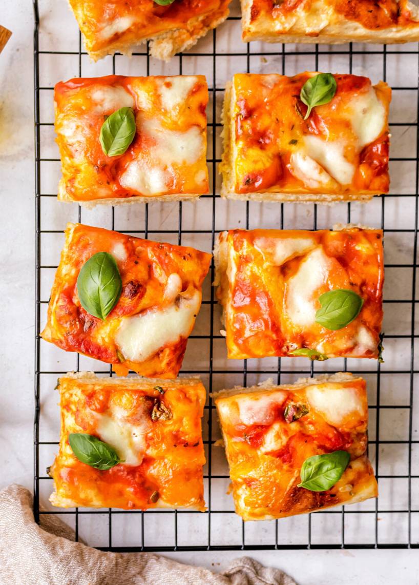 Focaccia Tomate-Mozzarella