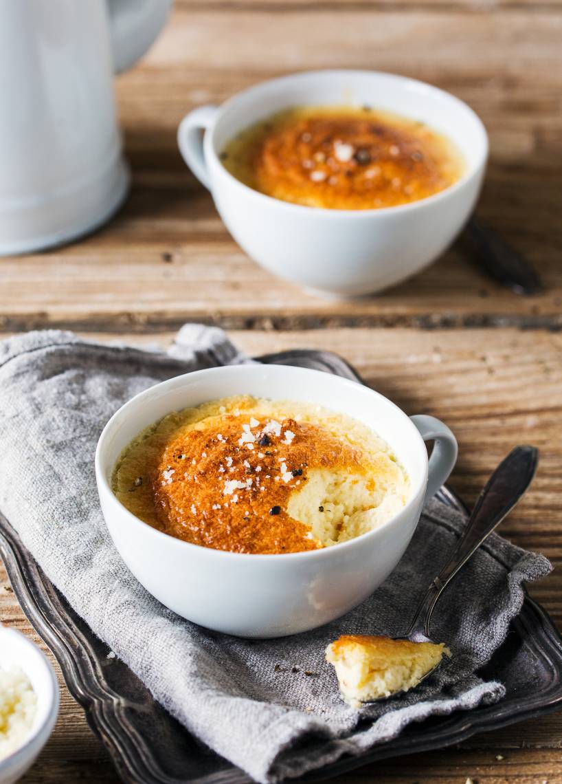 Luftiges Käsesoufflé
