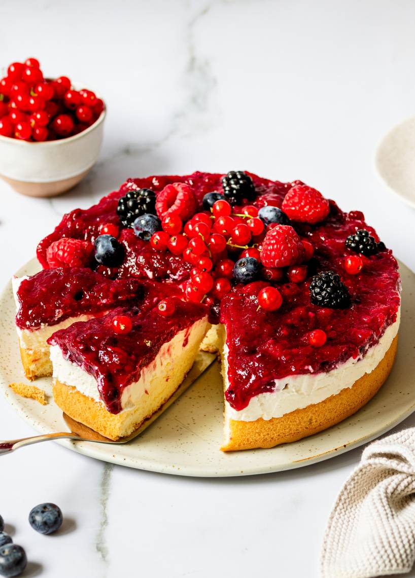 Rote Grütze Torte