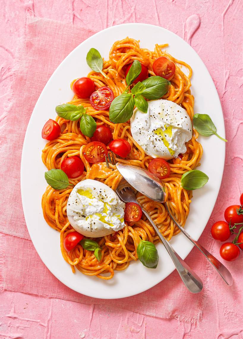 Spaghetti Tomate-Mozzarella "Deluxe"