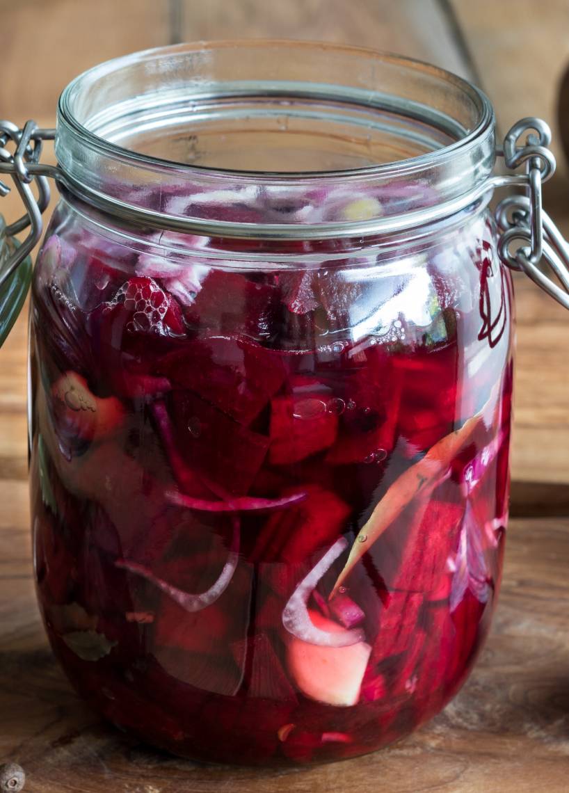 Süsssauer eingelegtes Gemüse