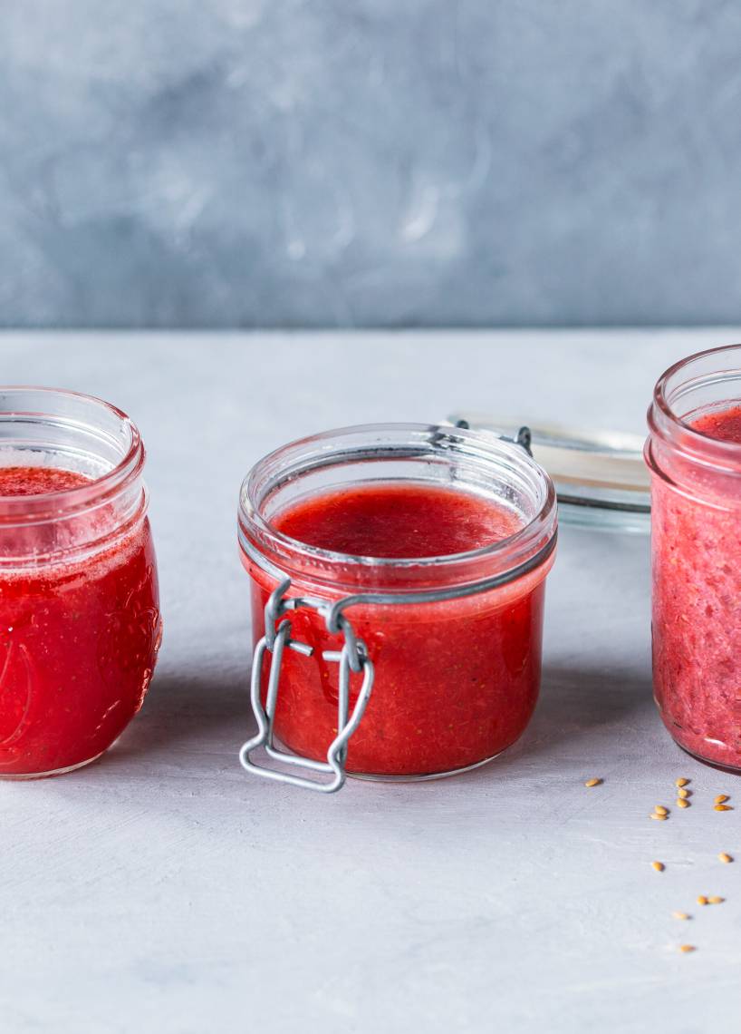 Zuckerfreie Erdbeerkonfitüre