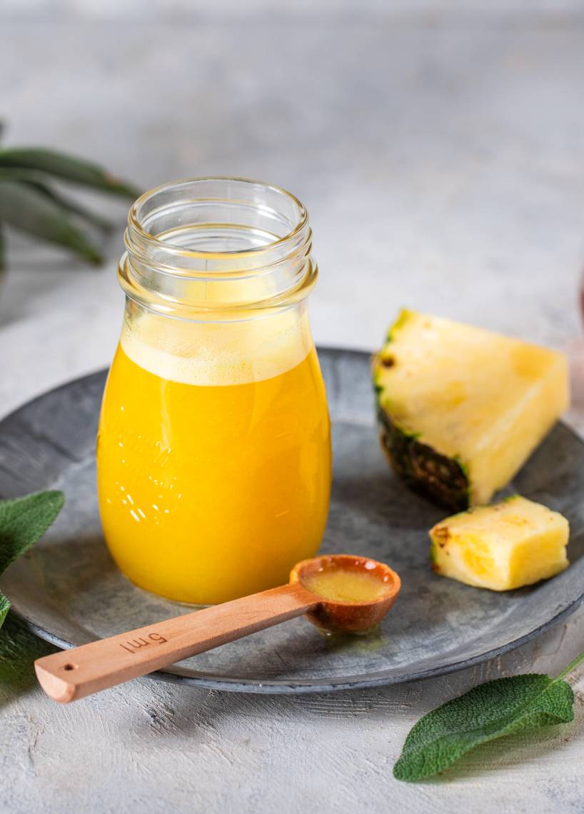 Ananas-Salbei-Saft