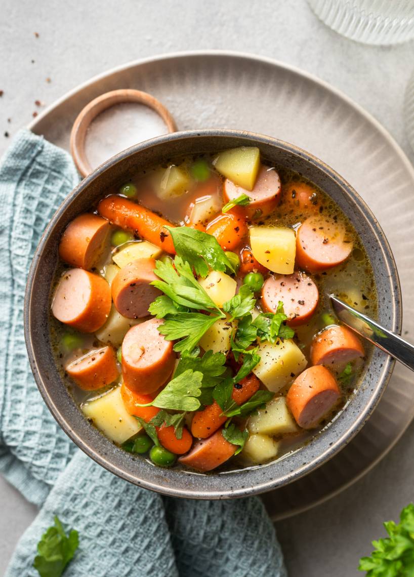 Erbsen-Möhren-Eintopf