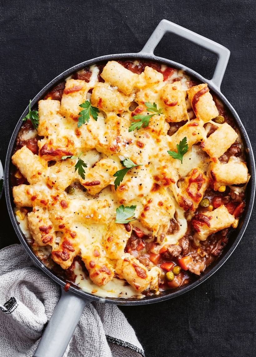 Hackfleischauflauf mit Kroketten (Sheperd's Pie)