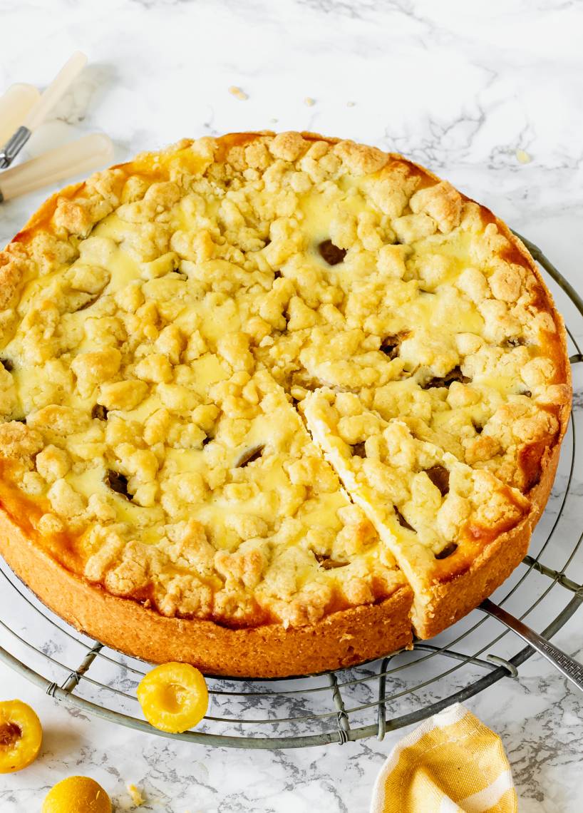 Mirabellenkuchen mit Schmand