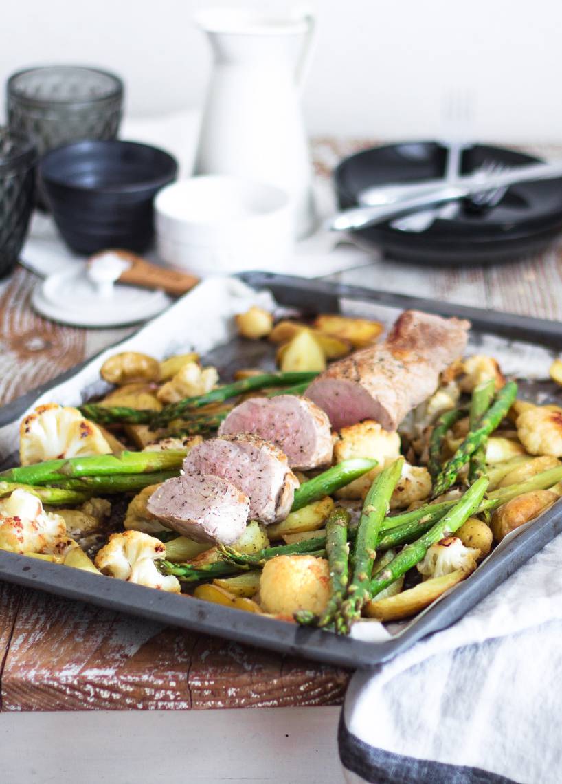 Sommergemüse mit Schweinefilet