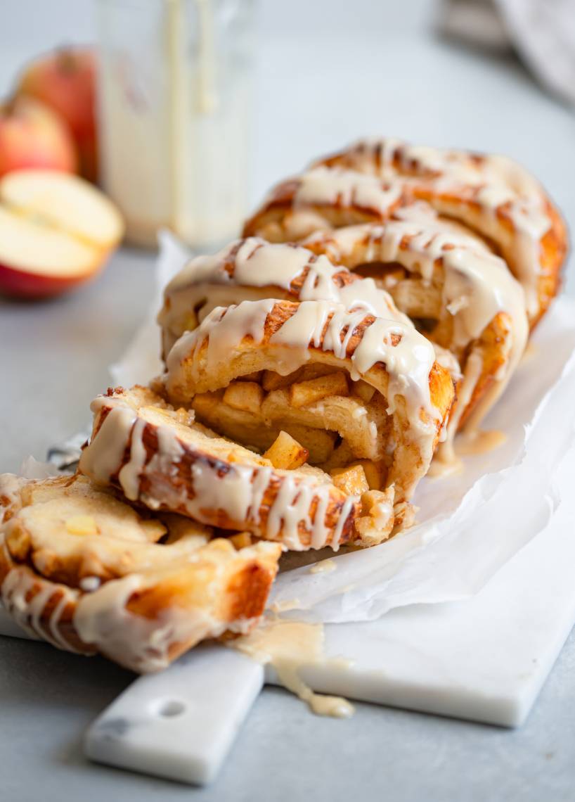 Süßes Zupfbrot à la Apfel-Zimtschnecke