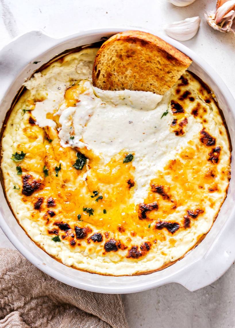 Überbackener Käse-Dip