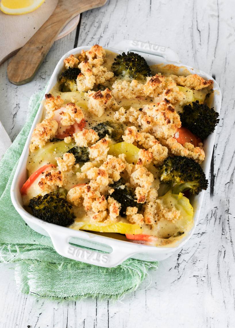 Gemüse-Kartoffelgratin