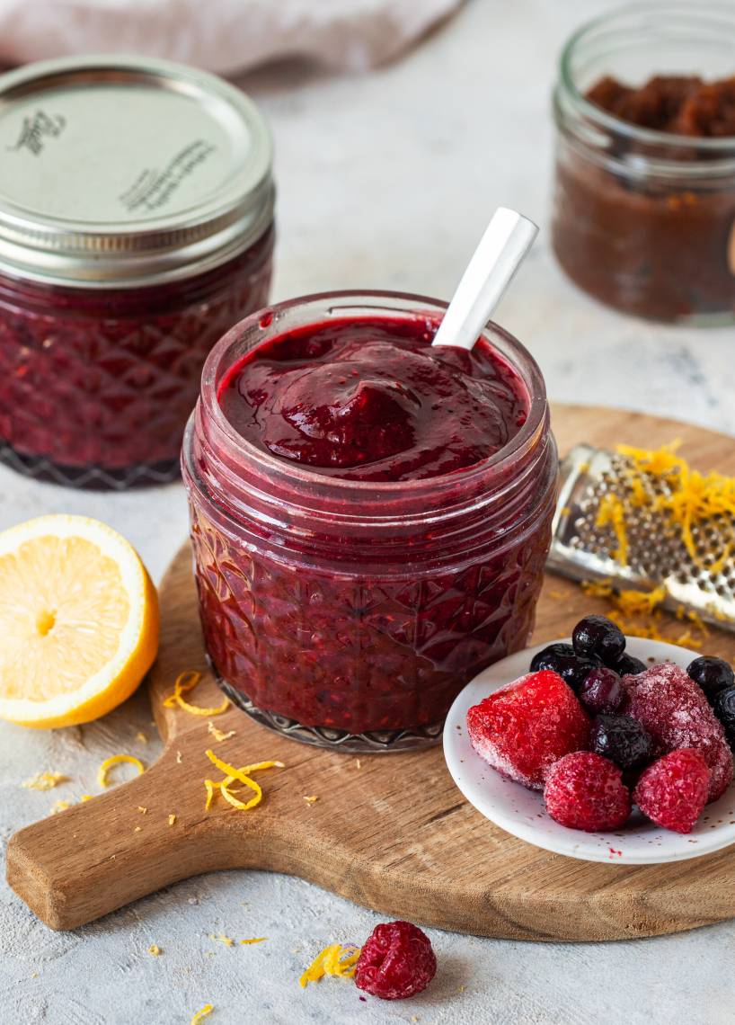 Fruchtaufstrich aus 3 Zutaten