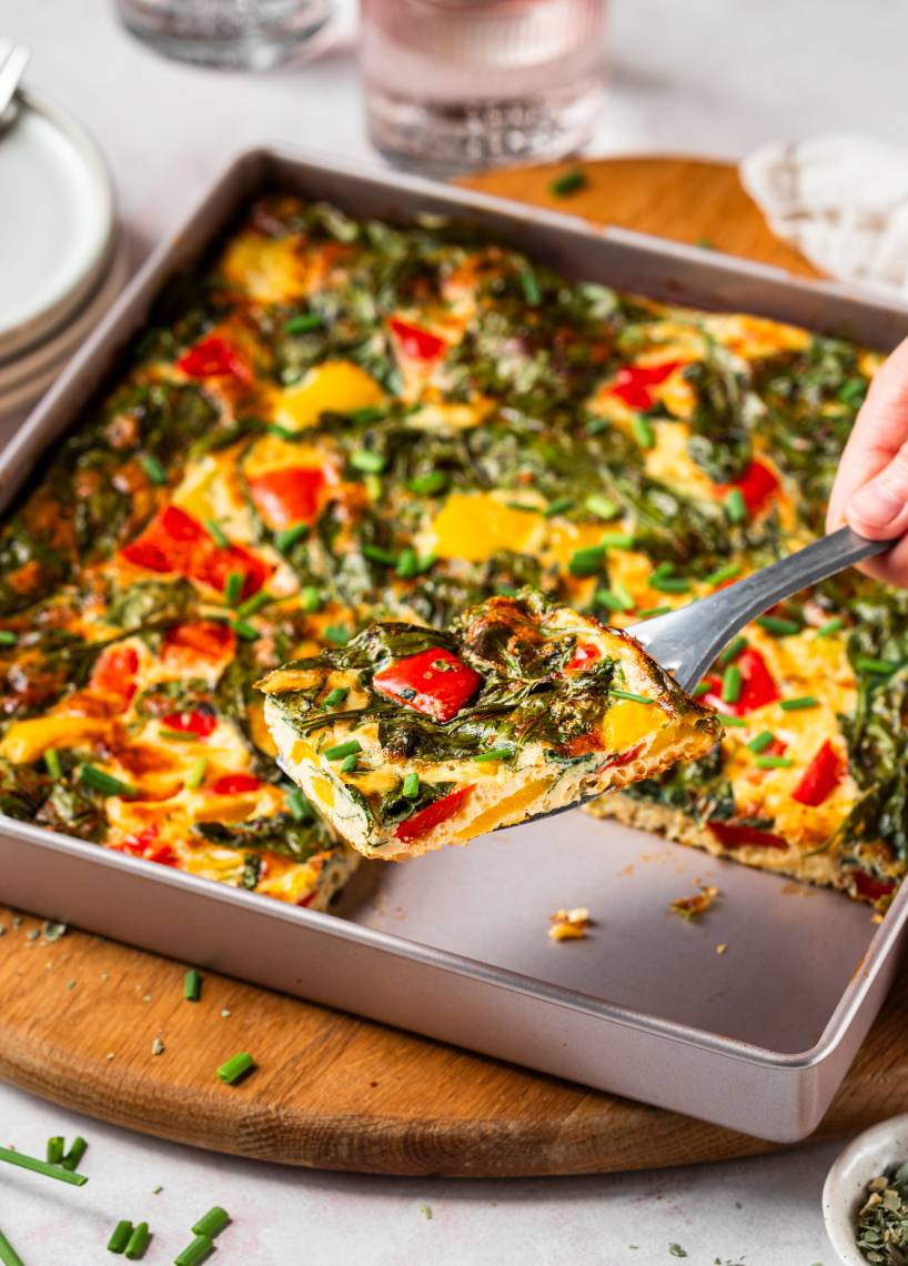 Frühstücks-Frittata vom Blech
