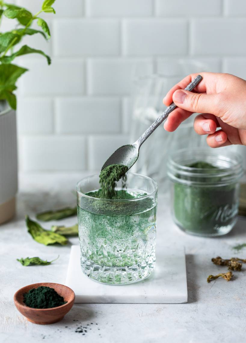 Grünes Immun-Pulver