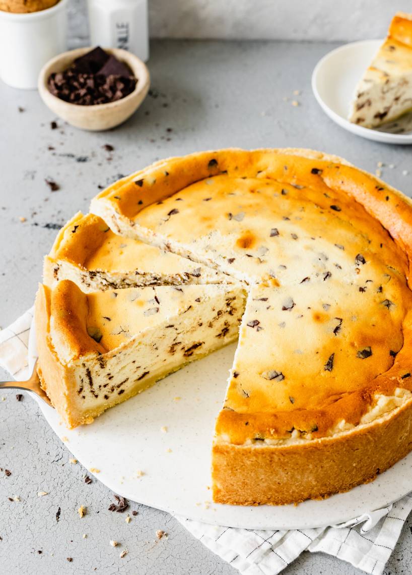 Stracciatella Käsekuchen