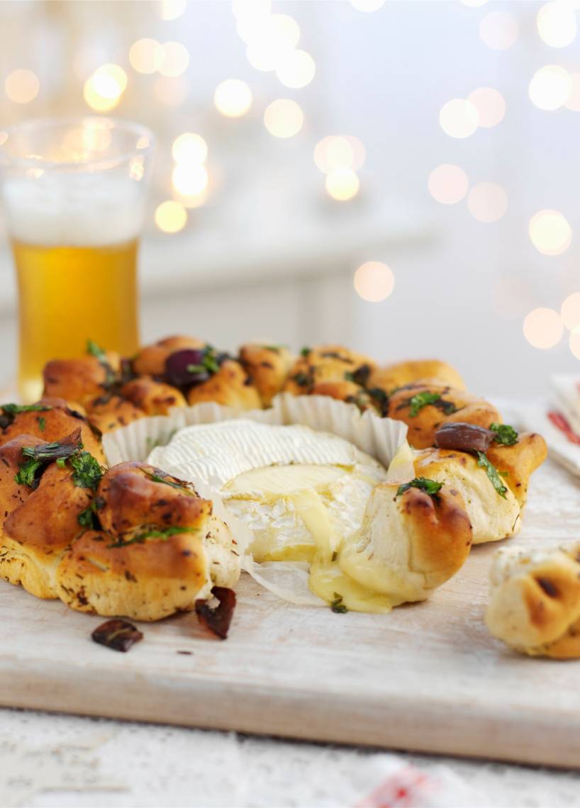 Camembert-Winterbrot zum Teilen