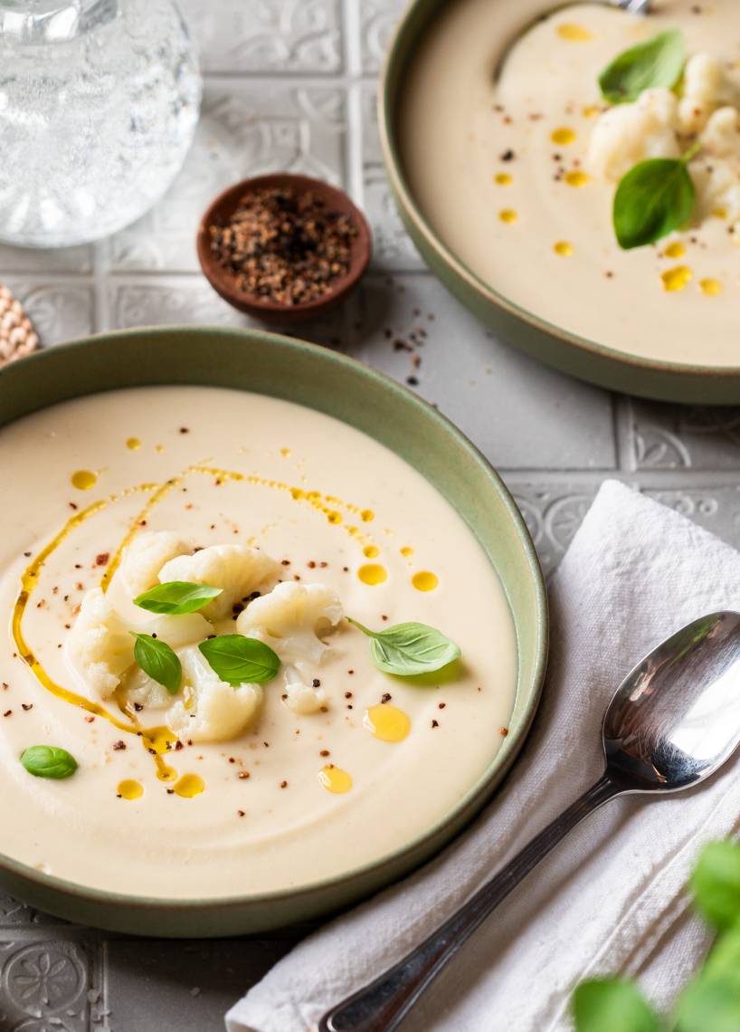 Cremige Blumenkohlsuppe