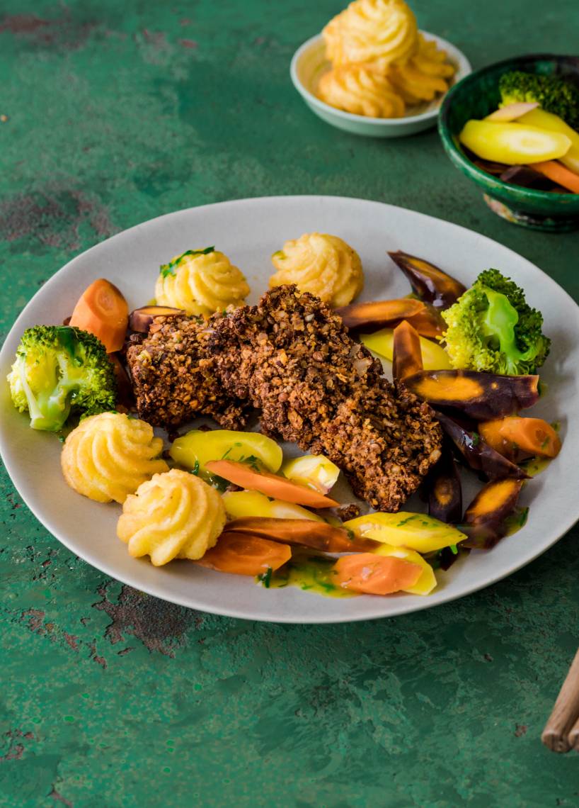 Vegetarischer Hackbraten mit dem Monsieur Cuisine