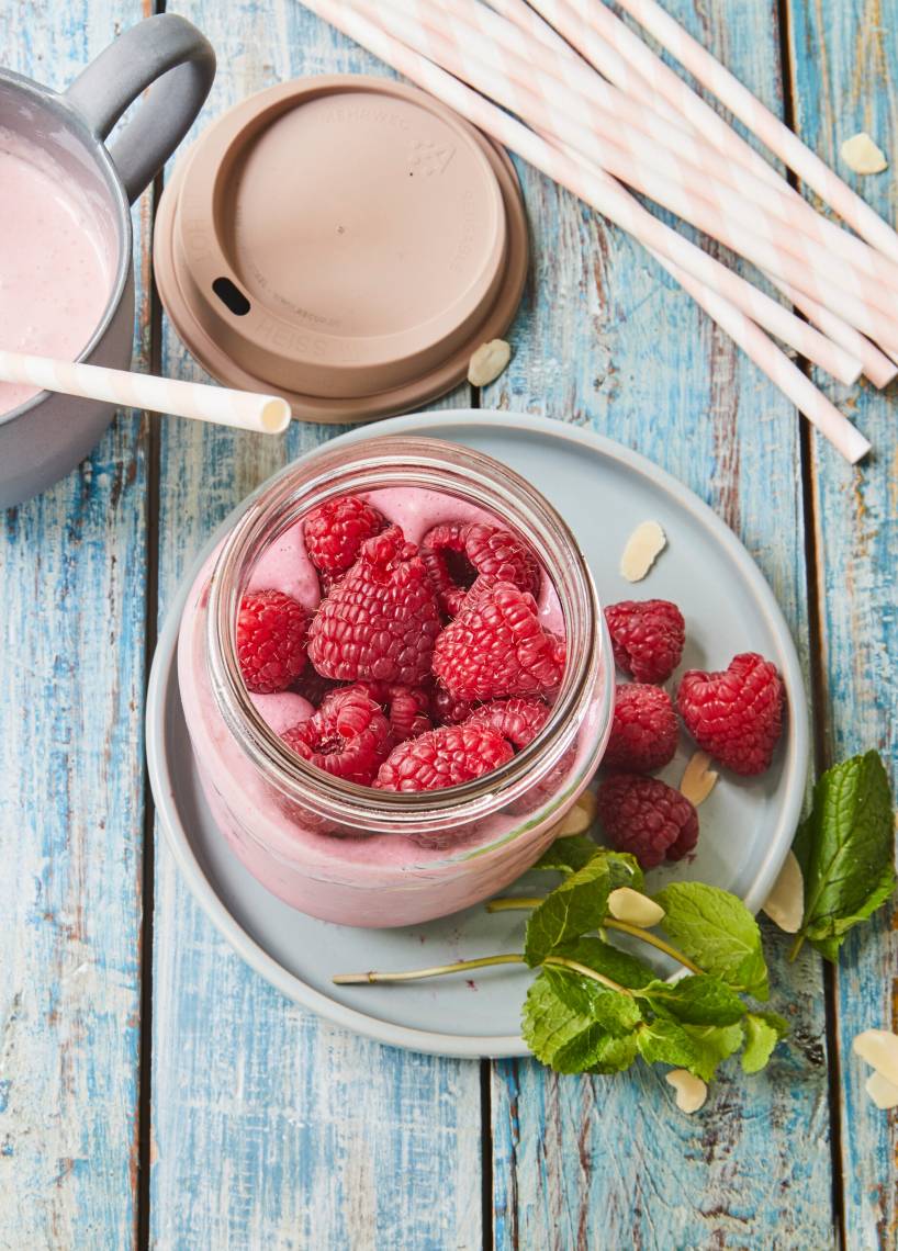 Himbeer-Joghurt-Shake