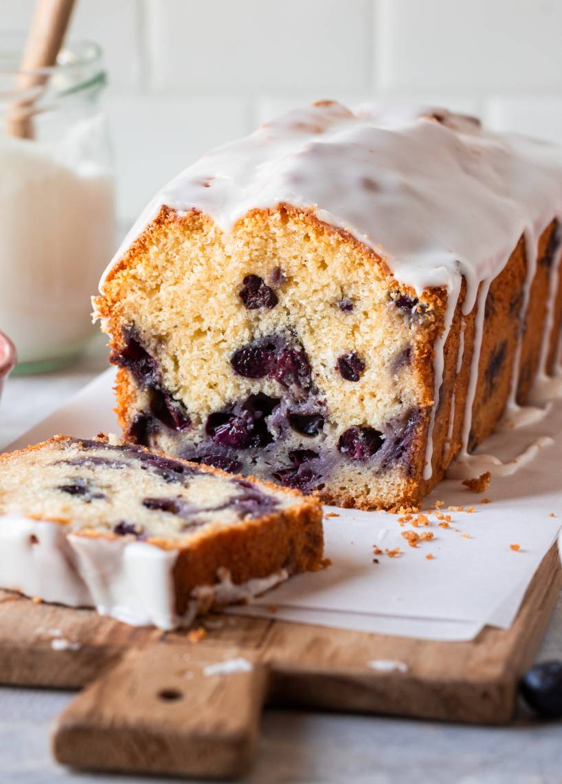 Joghurtkuchen mit Blaubeeren