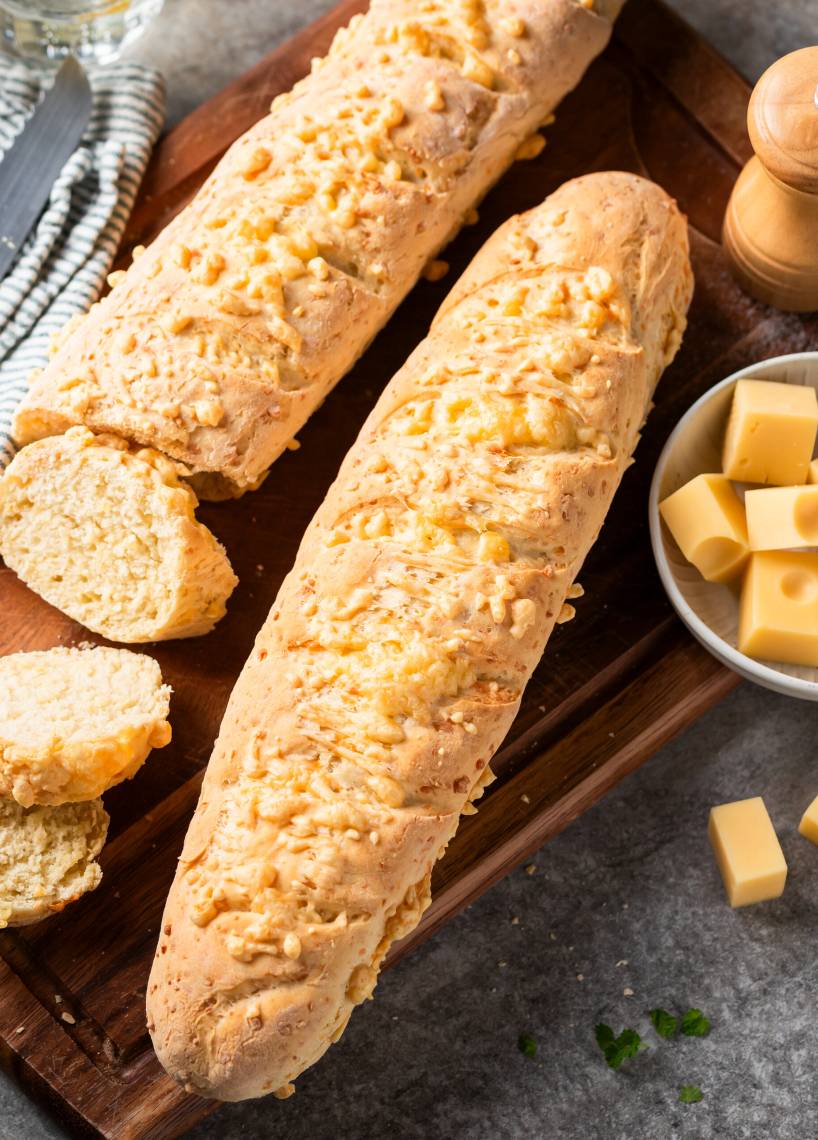 Käsebaguette aus 5 Zutaten zum Grillen